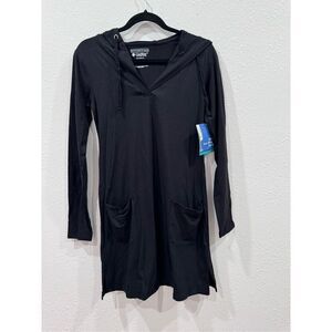 Coolibar Catalina beach cover ups dress size xxs black